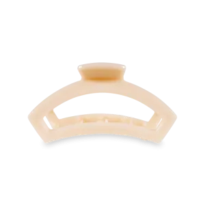 Medium Teleties Open Claw Clip - Almond Beige