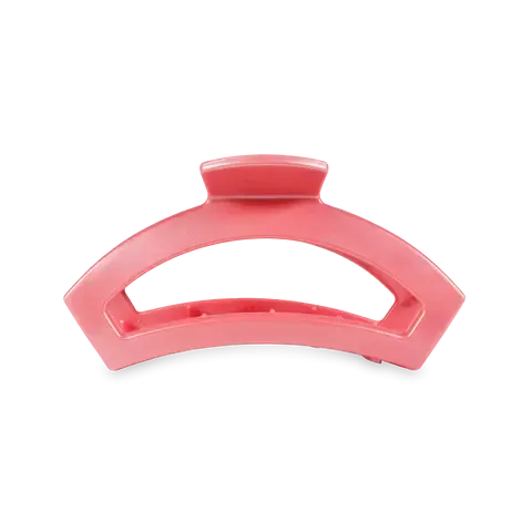 Medium Teleties Open Claw Clip - Calming Coral