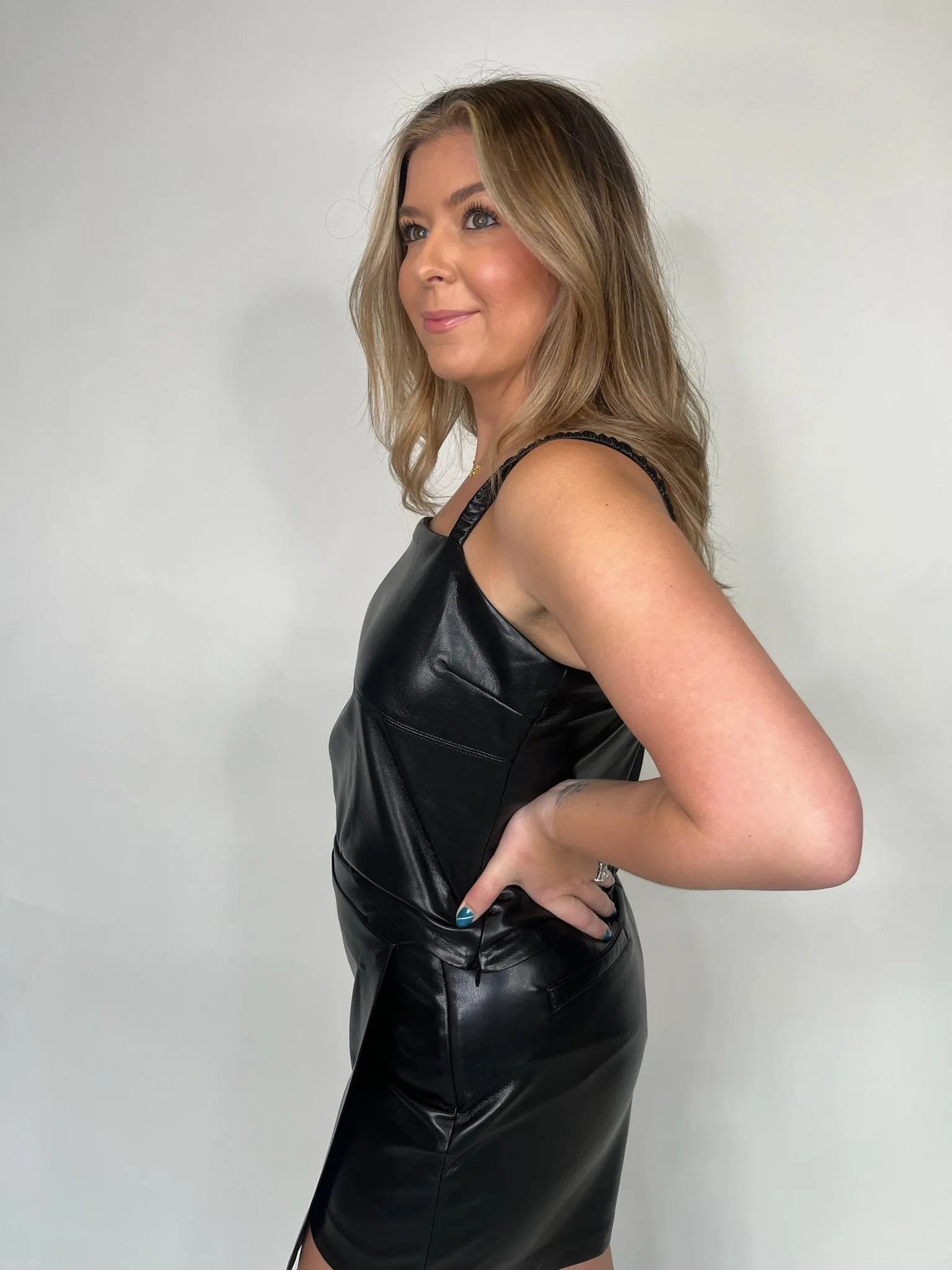 Melissa Nepton Elly Faux Leather Tank