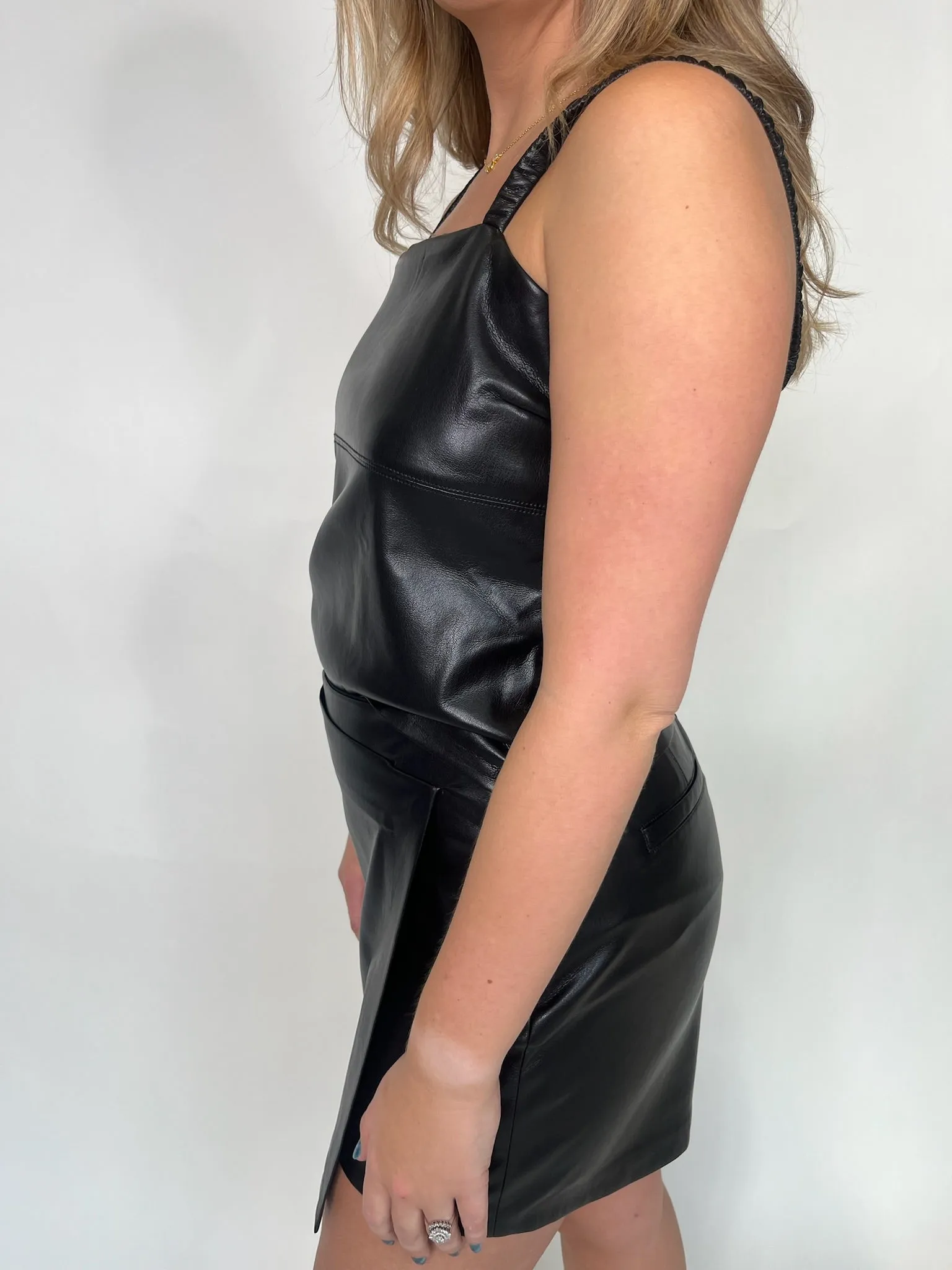 Melissa Nepton Elly Faux Leather Tank
