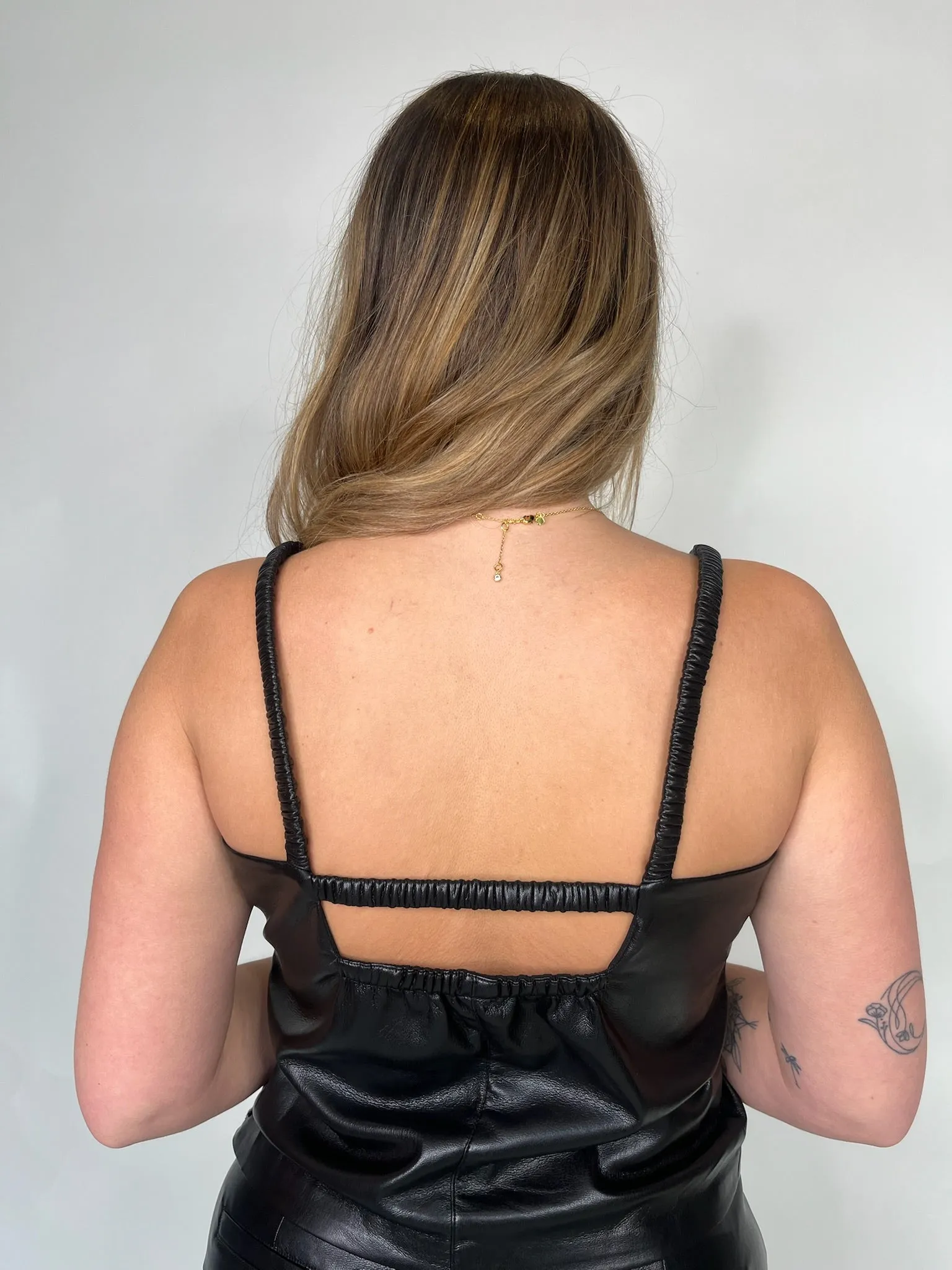 Melissa Nepton Elly Faux Leather Tank