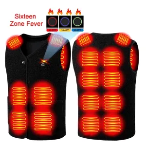 Men and Women's 16 Area Heated Gilet