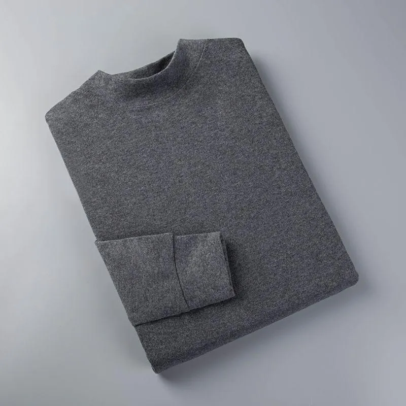 Men Winter Autumn Thicken Thermal Underwear Tight Tops High Elasticity Wearable Comfortable Versatile Pajamas Spring Long Sleeve Clothes Breathable