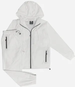 Men’s 2-Piece light Tracksuit Windbreaker Set Jogger Sauna GYM Set with Mesh Lining