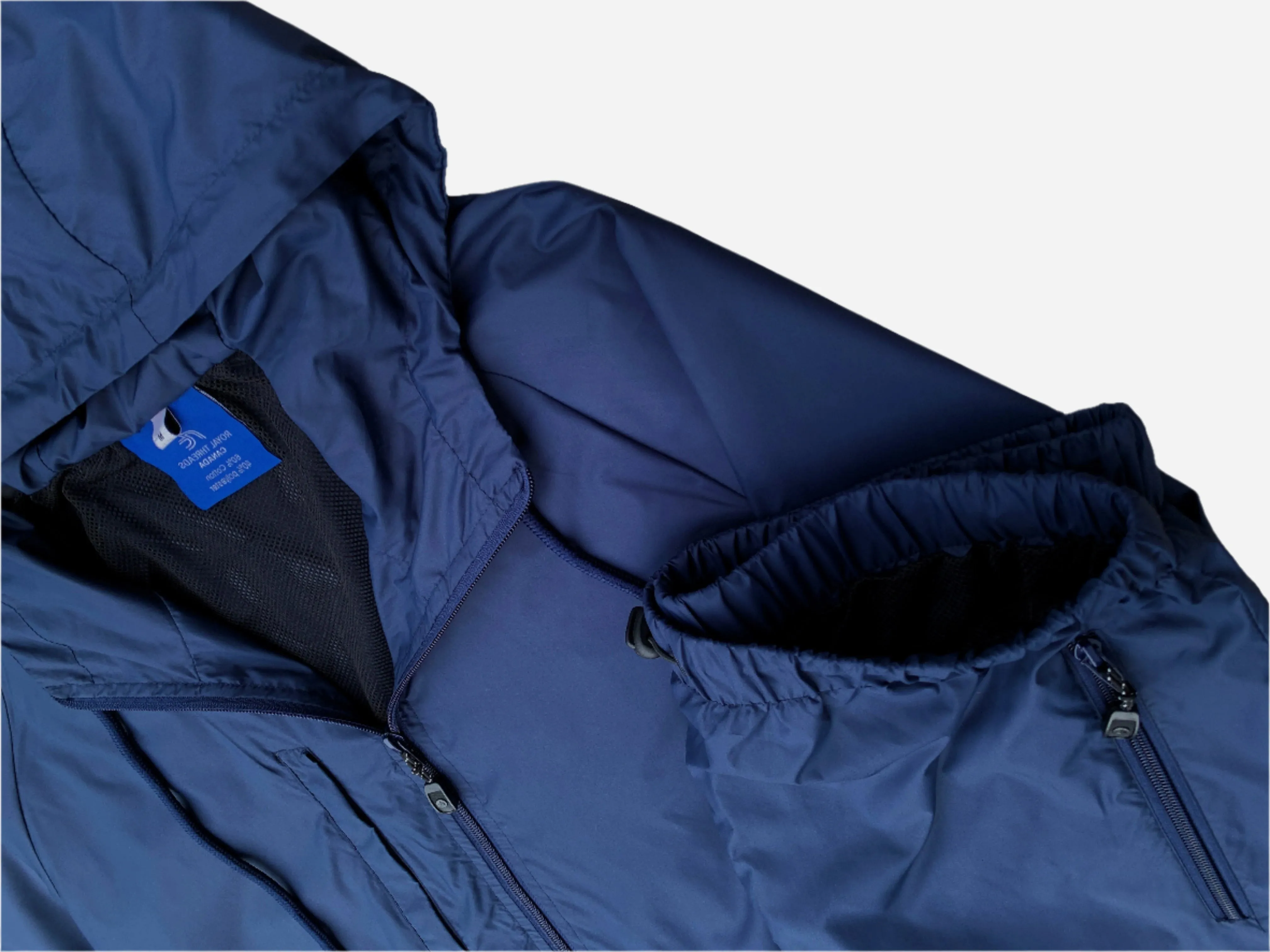 Men’s 2-Piece light Tracksuit Windbreaker Set Jogger Sauna GYM Set with Mesh Lining