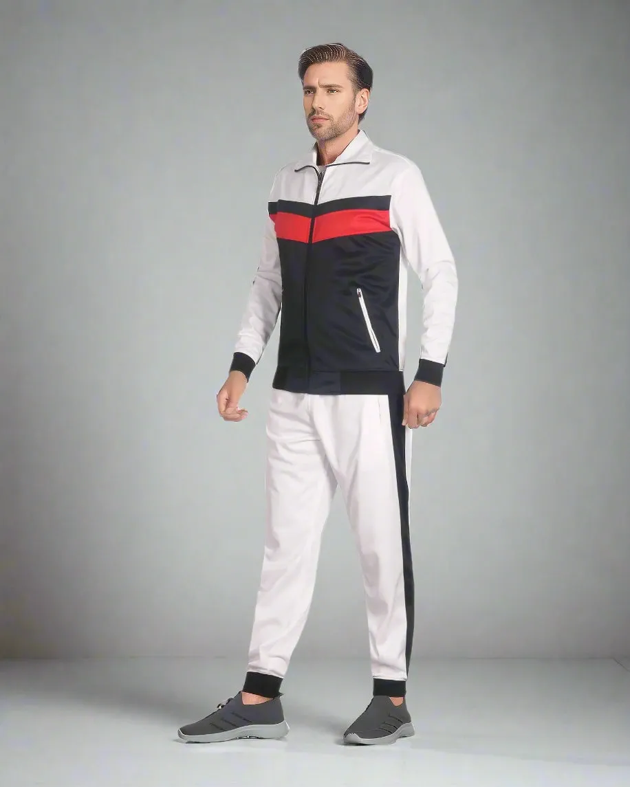 Men's Active Daily wear Tracksuit Jogger Track Jacket & Track Pants Jogging Suit