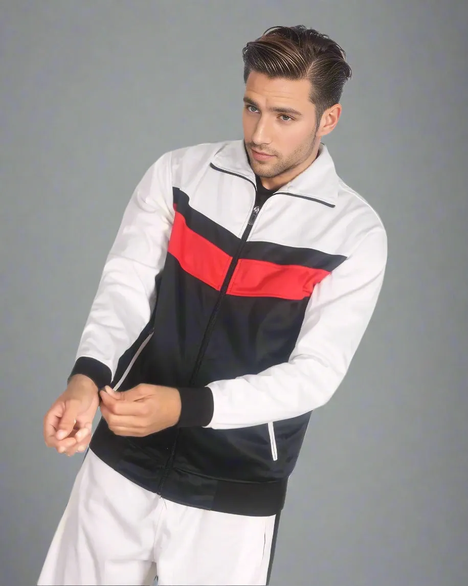 Men's Active Daily wear Tracksuit Jogger Track Jacket & Track Pants Jogging Suit