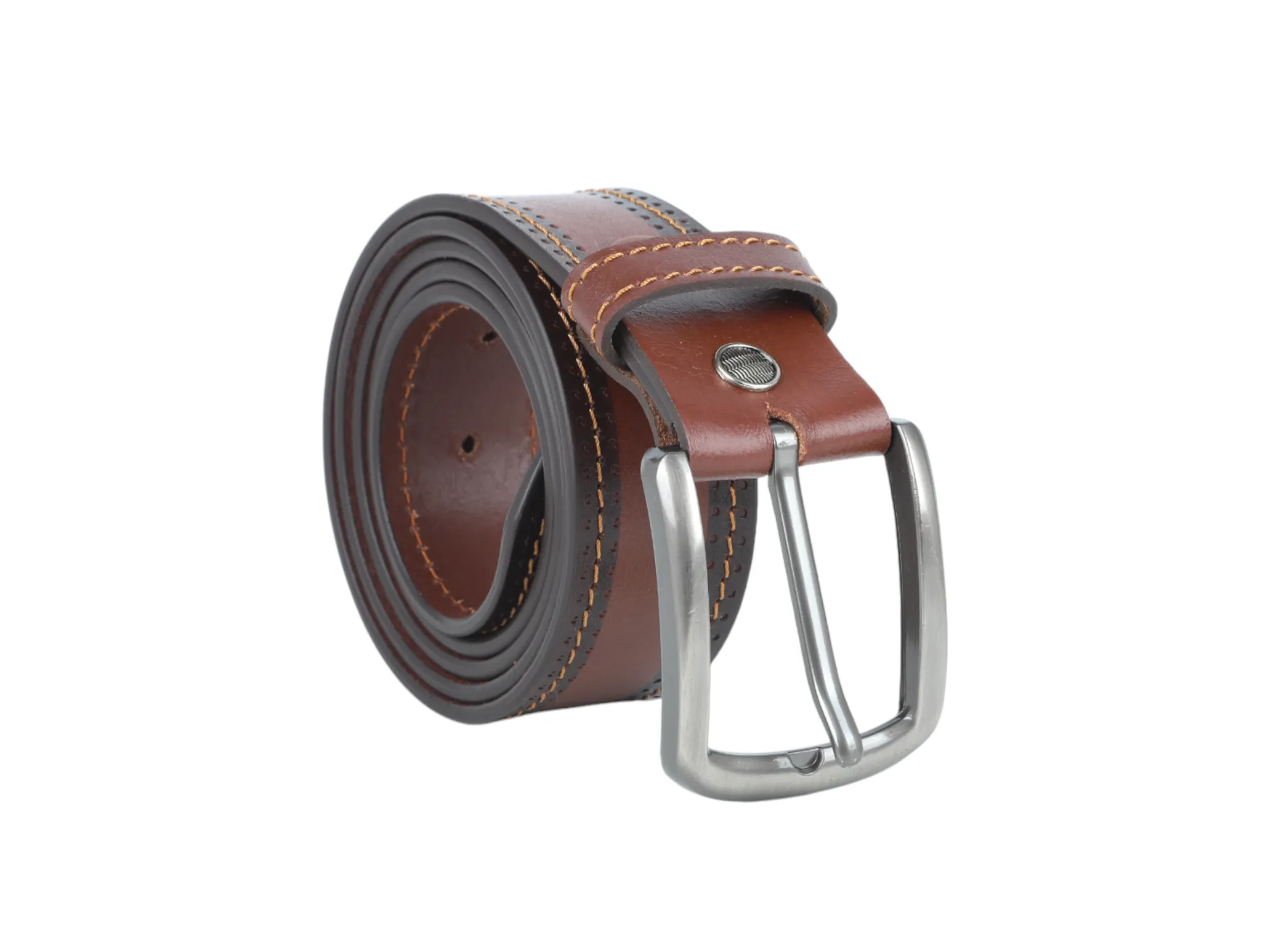 MENS LEATHER CASUAL BELT 99431