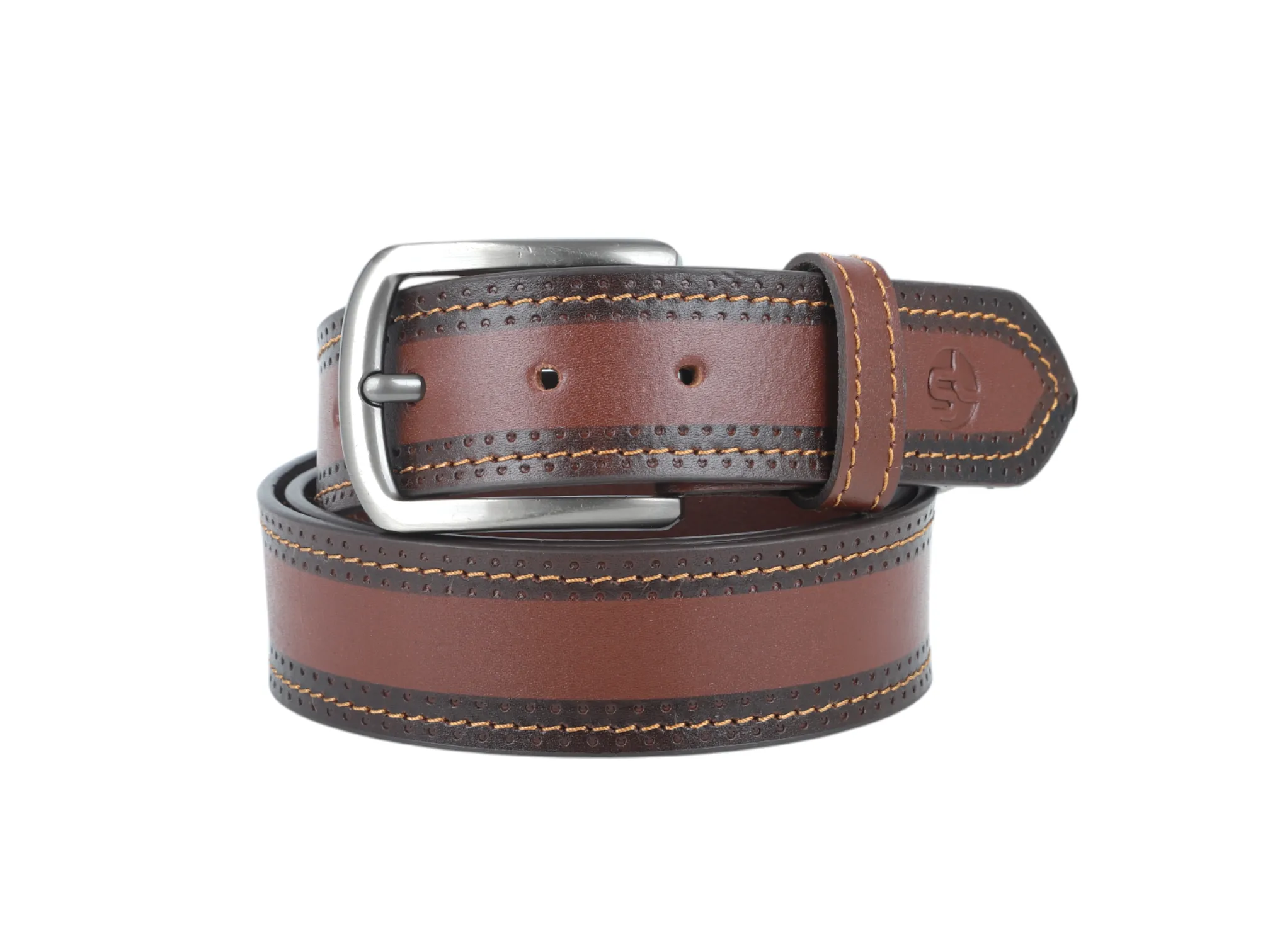 MENS LEATHER CASUAL BELT 99431