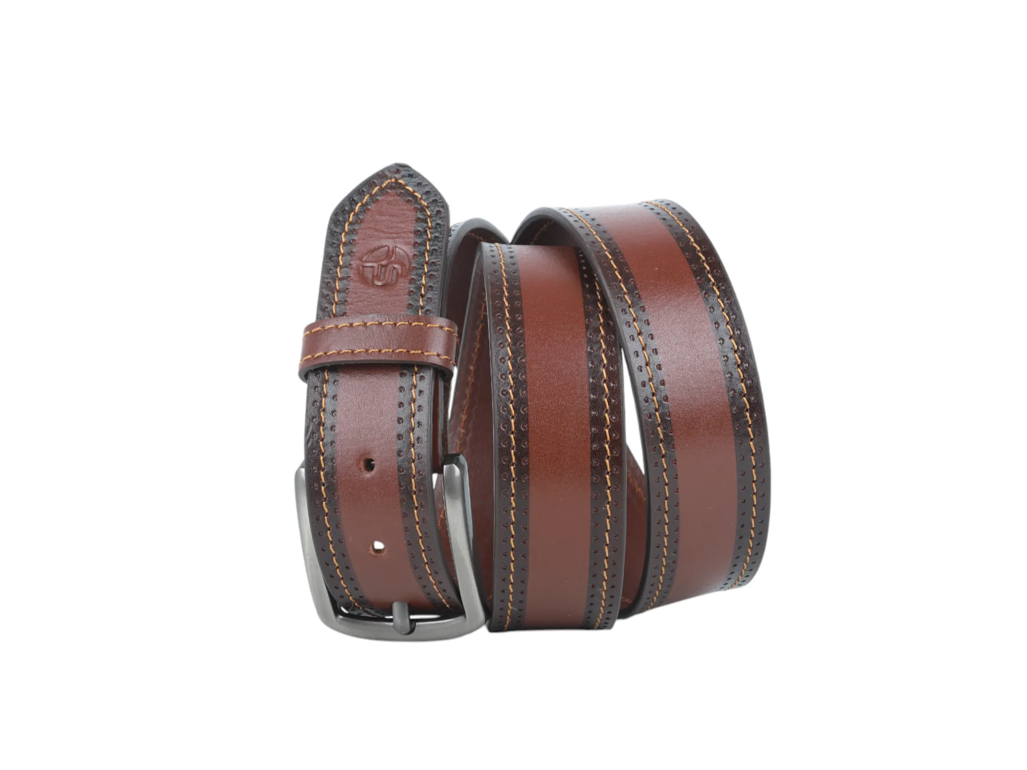 MENS LEATHER CASUAL BELT 99431