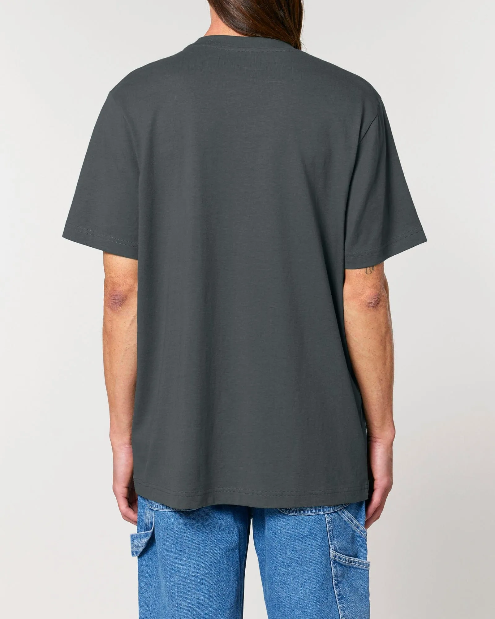 Men's Organic Cotton Relaxed Fit T-shirt | Anthracite