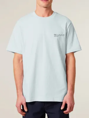 Men's Organic Cotton Relaxed Fit T-shirt | Blue Ice