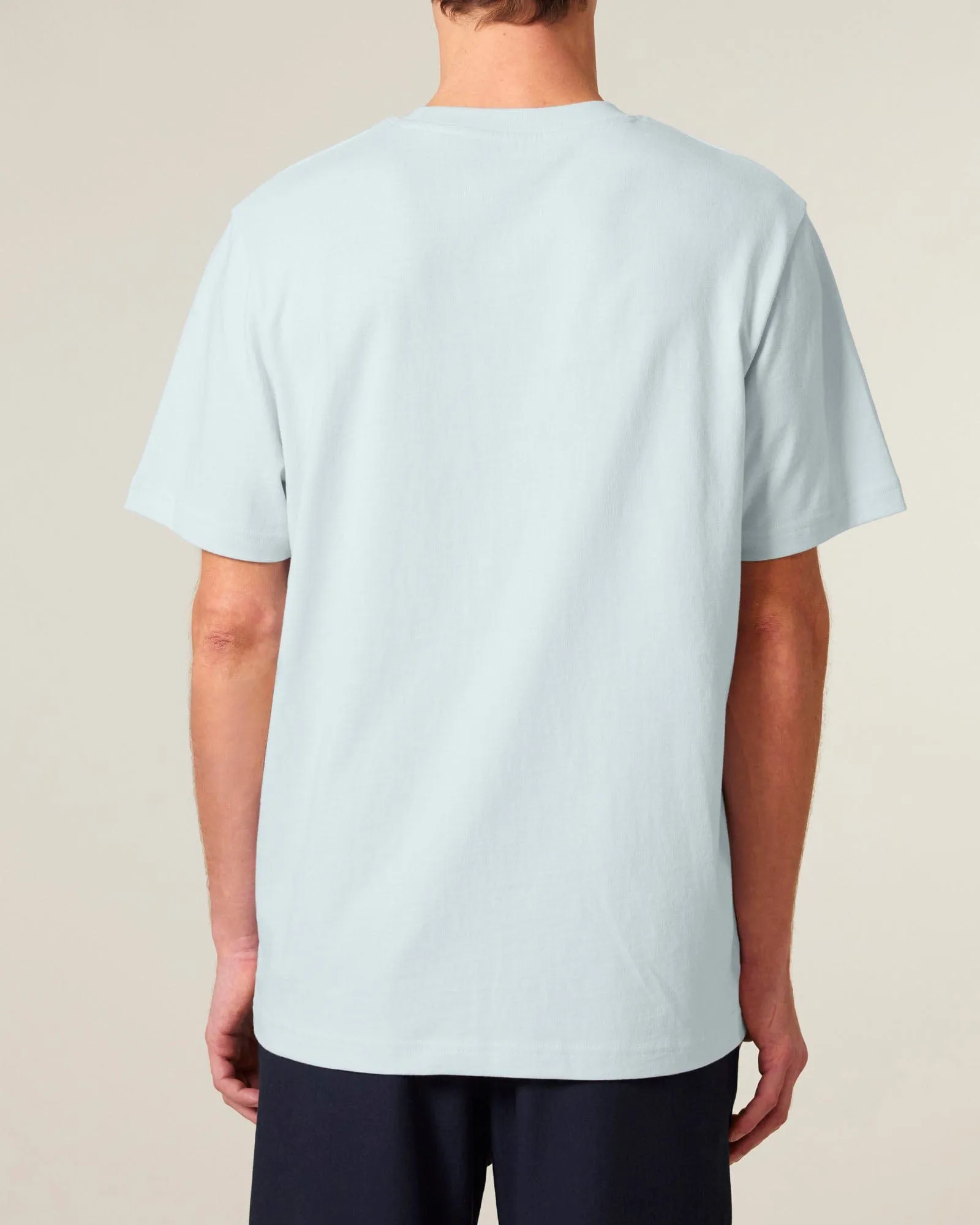 Men's Organic Cotton Relaxed Fit T-shirt | Blue Ice