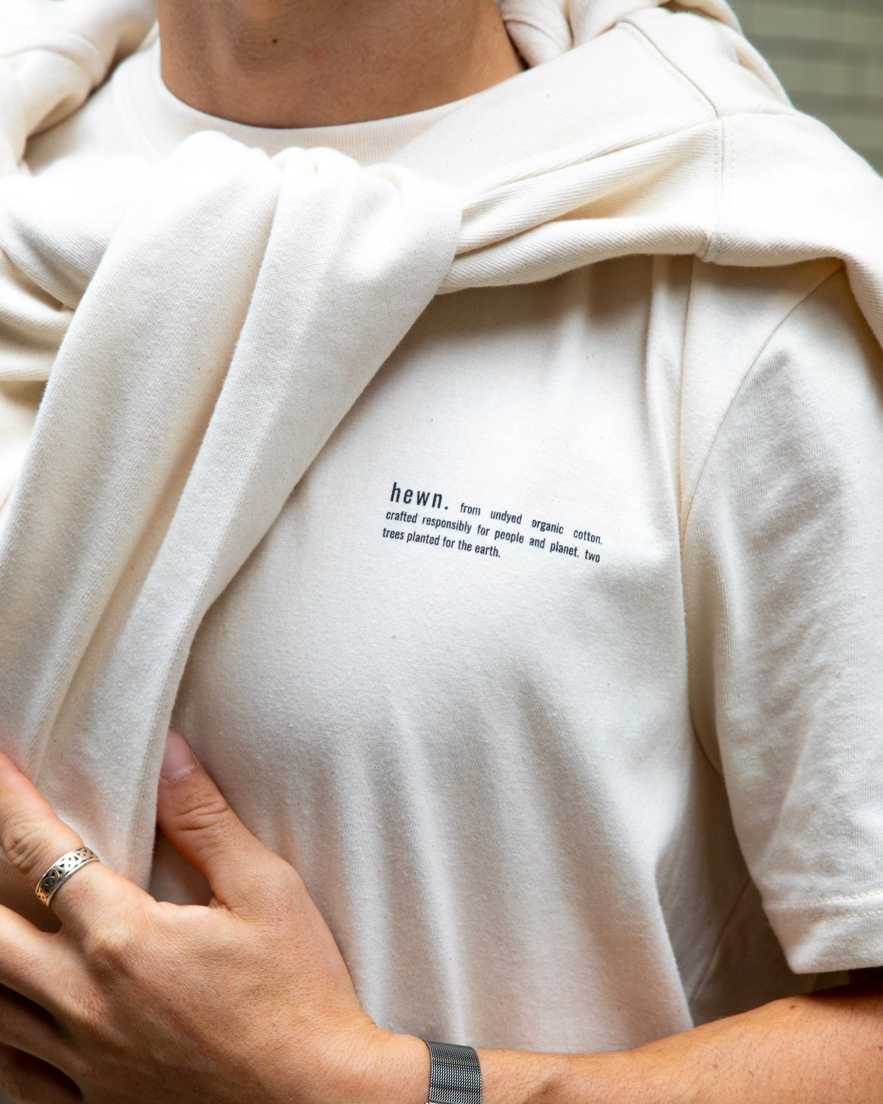 Men's Organic Cotton Relaxed Fit T-shirt | Natural Cotton