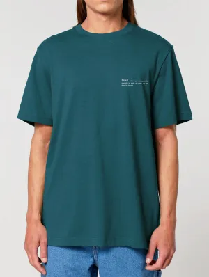 Men's Organic Cotton Relaxed Fit T-shirt | Ocean Blue