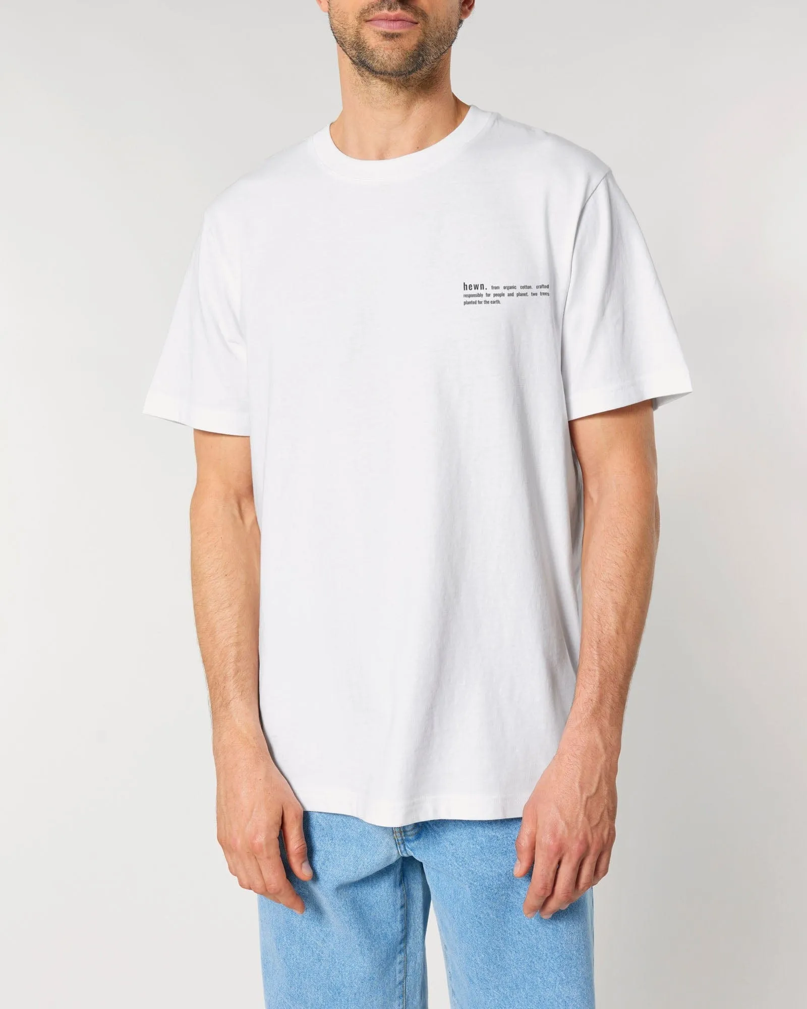 Men's Organic Cotton Relaxed Fit T-shirt | Snow White