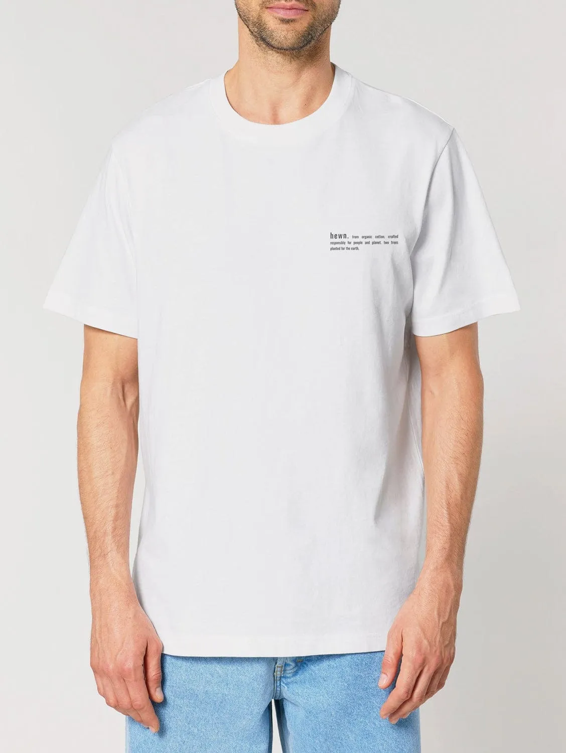 Men's Organic Cotton Relaxed Fit T-shirt | Snow White