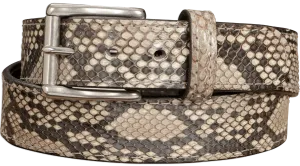 Men's Python Snakeskin Max Thickness Gun Leather Belt