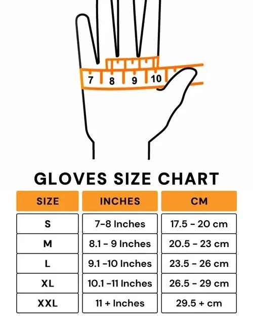 Men's Real Leather Winter Gloves - Sheep Leather Black Biker Gloves - Moto Stylish Gloves