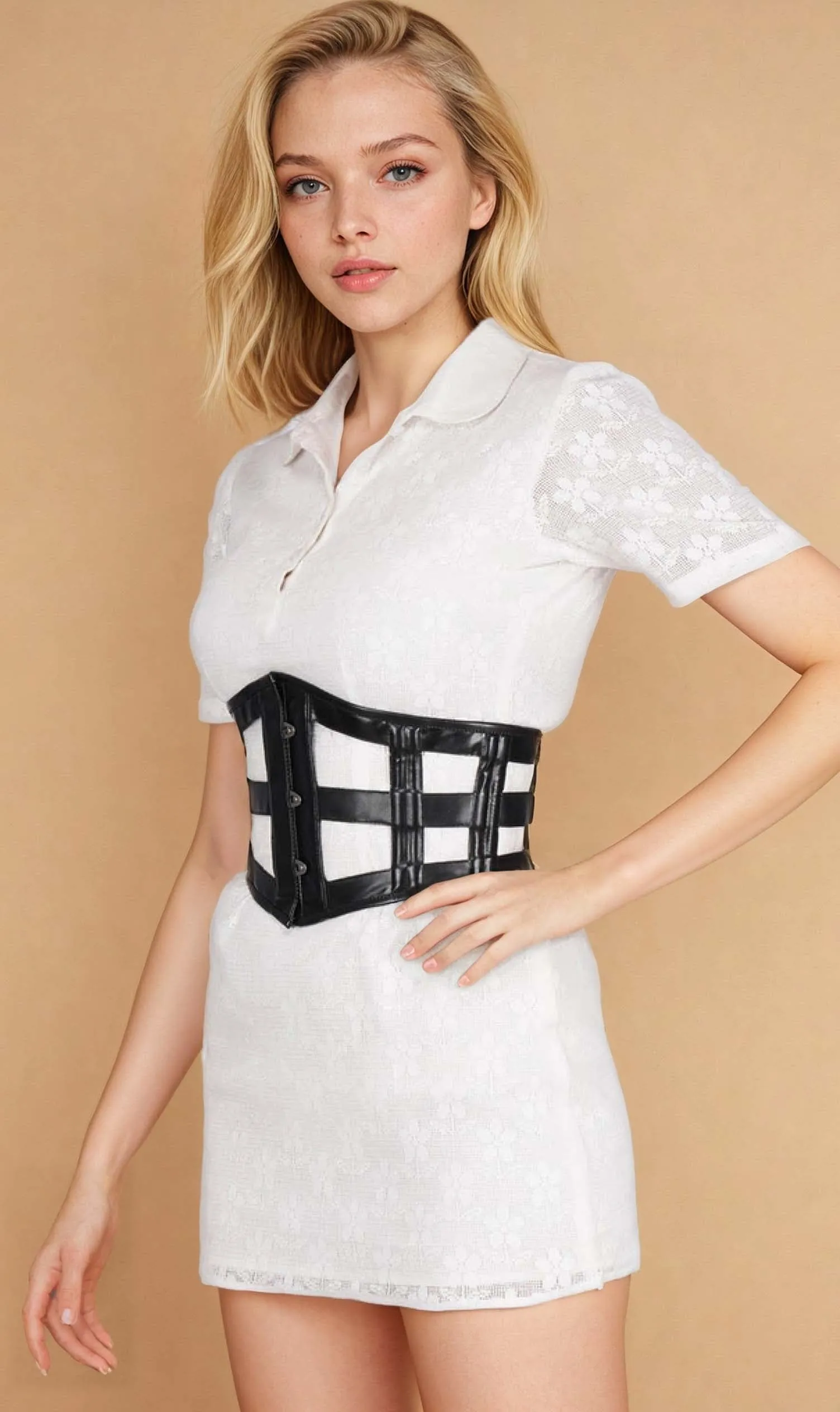 Merridan Black Corset Belt