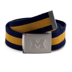 Michigan Wolverines Fabric Belt