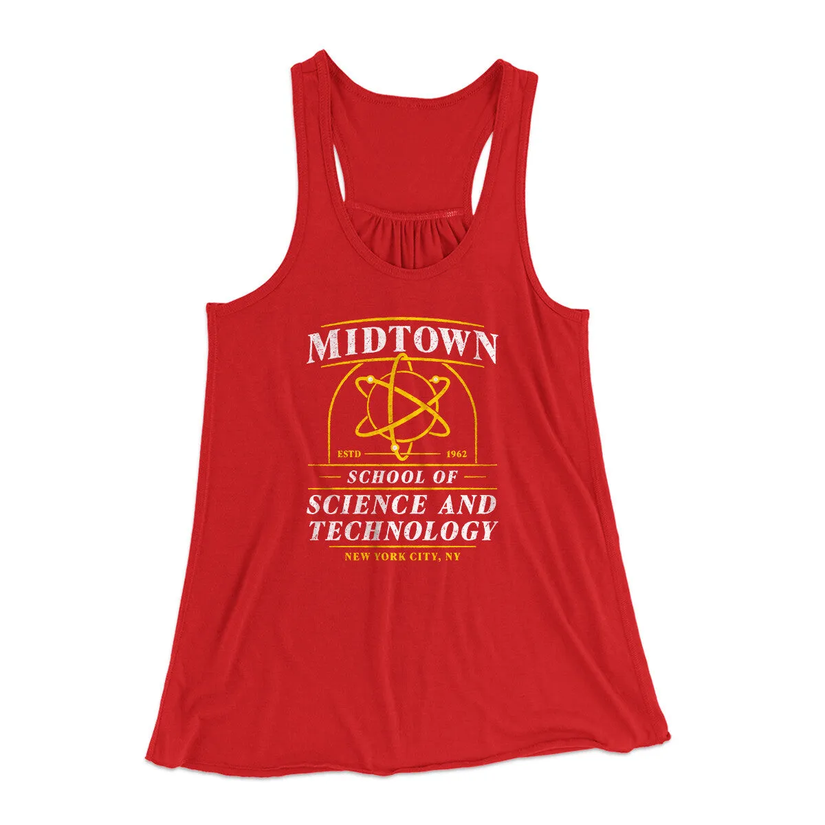 Midtown School Of Science And Technology Women's Flowey Racerback Tank Top