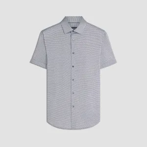 Miles Diamond Print OoohCotton Short Sleeve Shirt