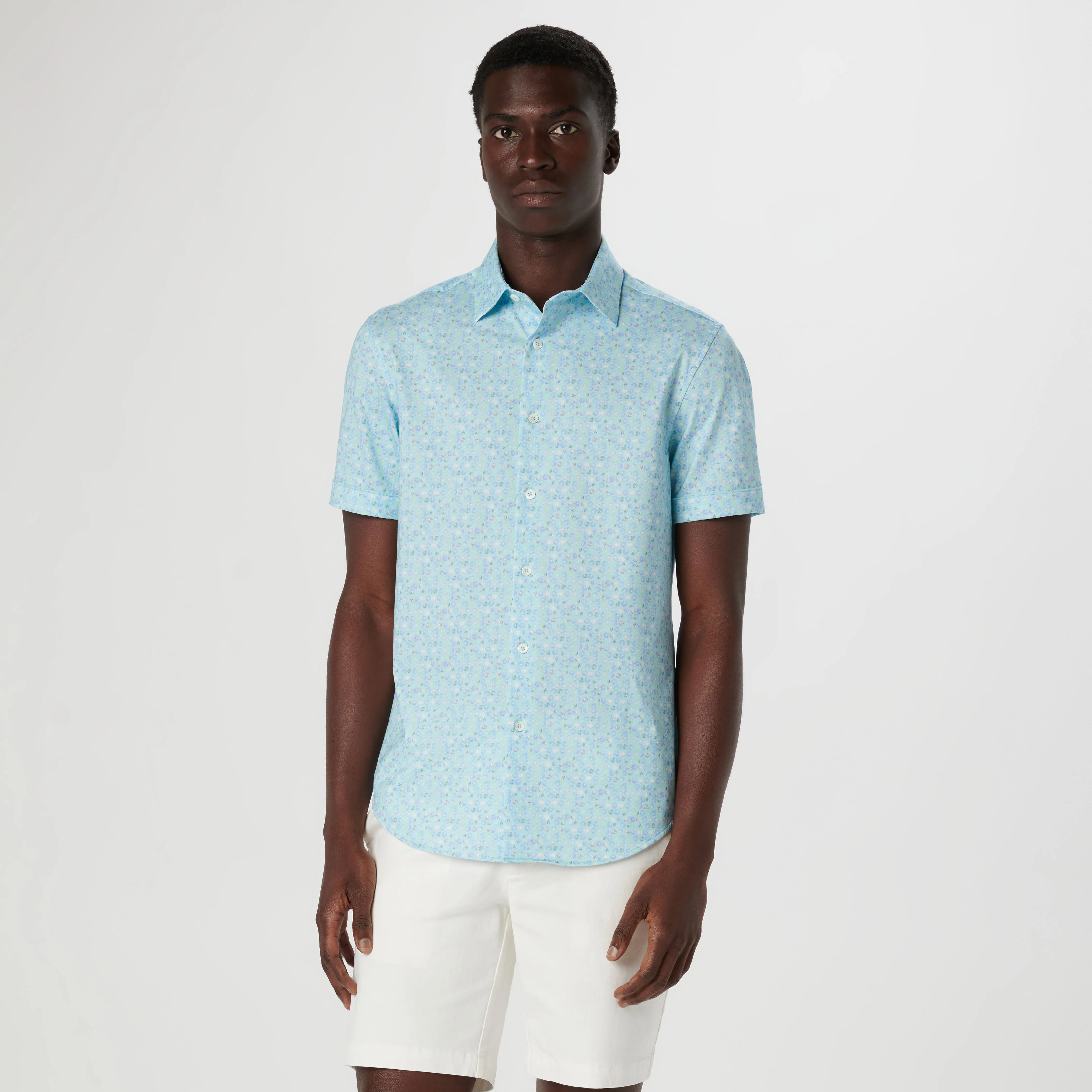Miles Floral OoohCotton Short Sleeve Shirt