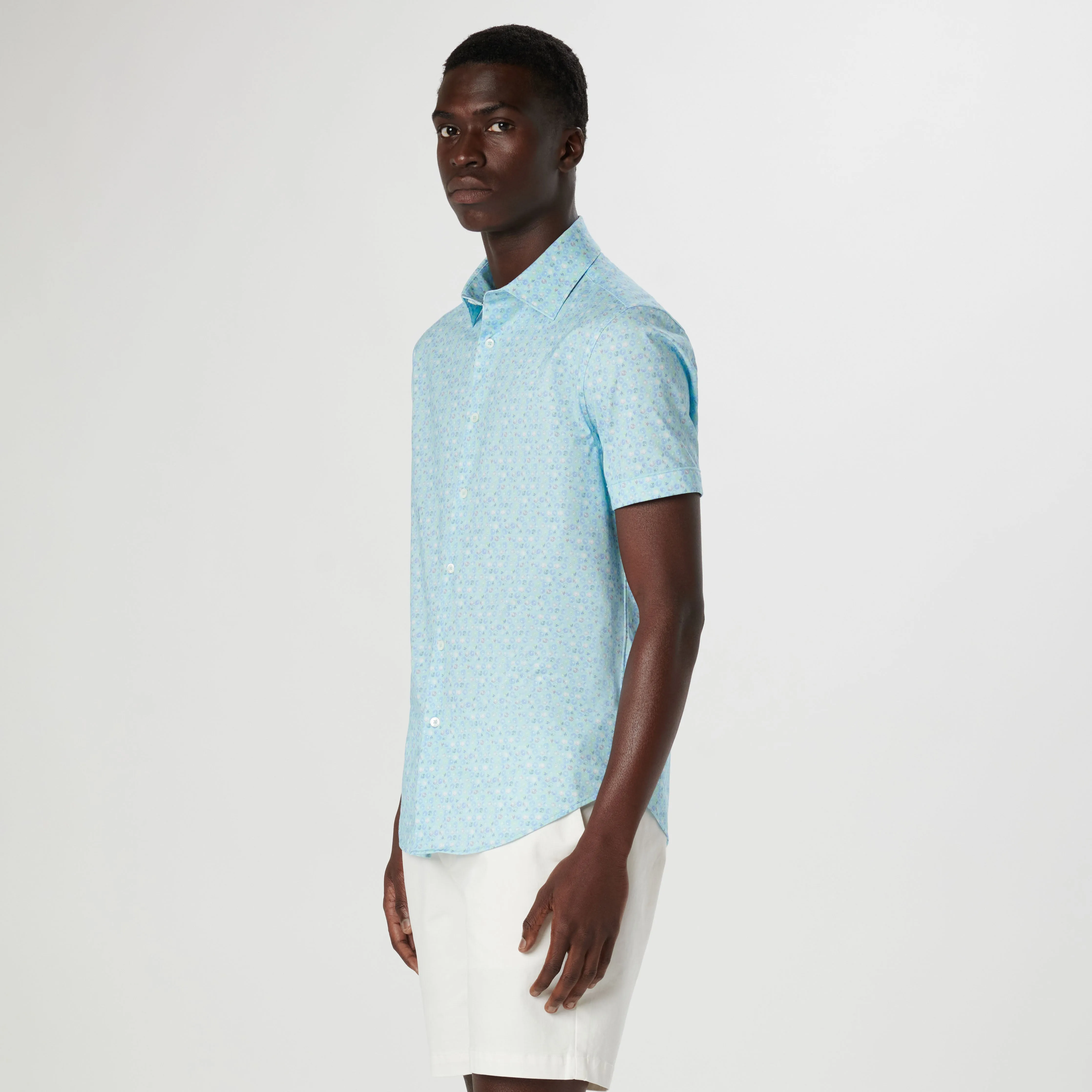 Miles Floral OoohCotton Short Sleeve Shirt
