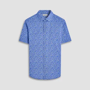 Miles Geometric OoohCotton Short -Sleeve Shirt