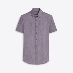 MILES Geometric Print OoohCotton Short Sleeve Shirt