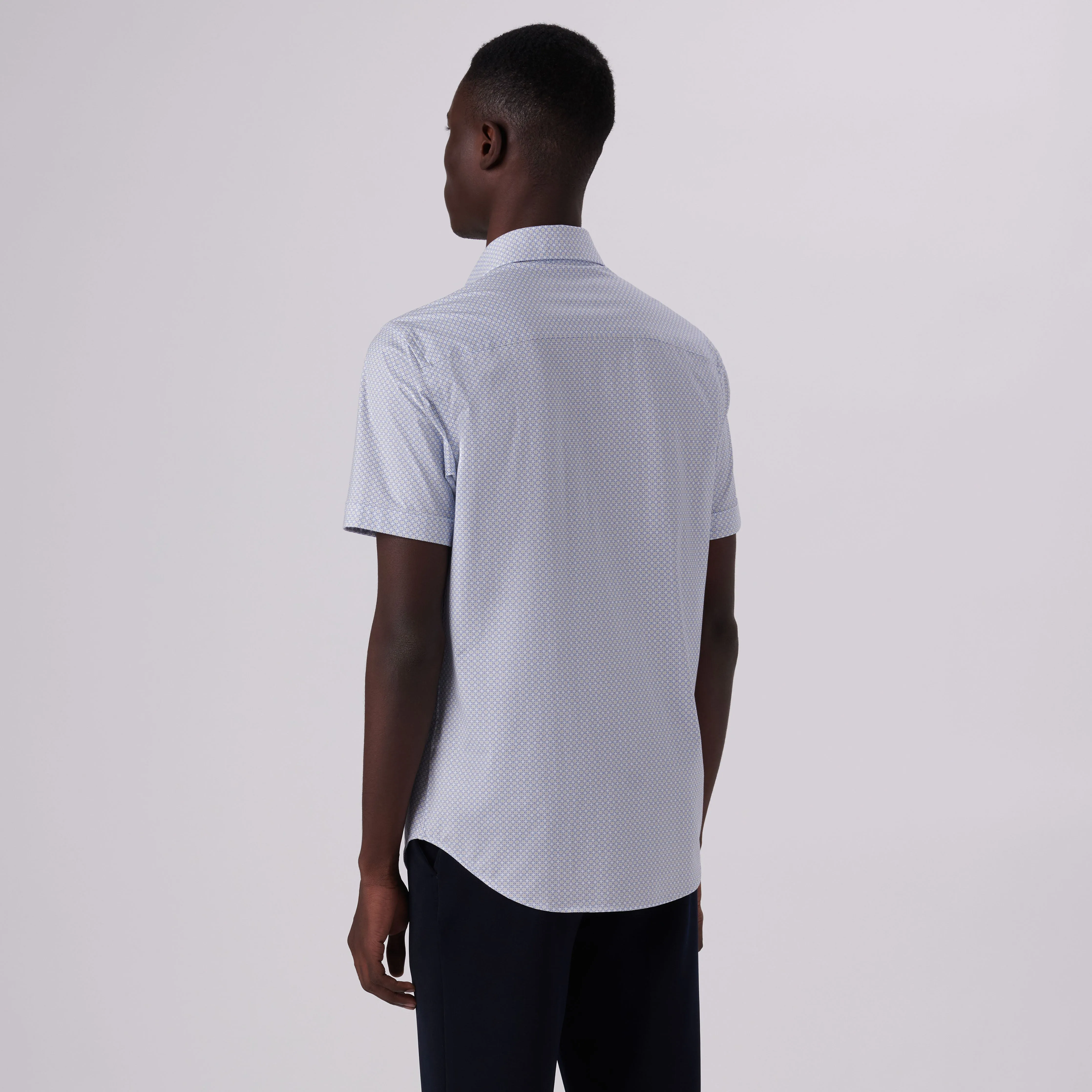 Miles Mandala Print OoohCotton Short Sleeve Shirt