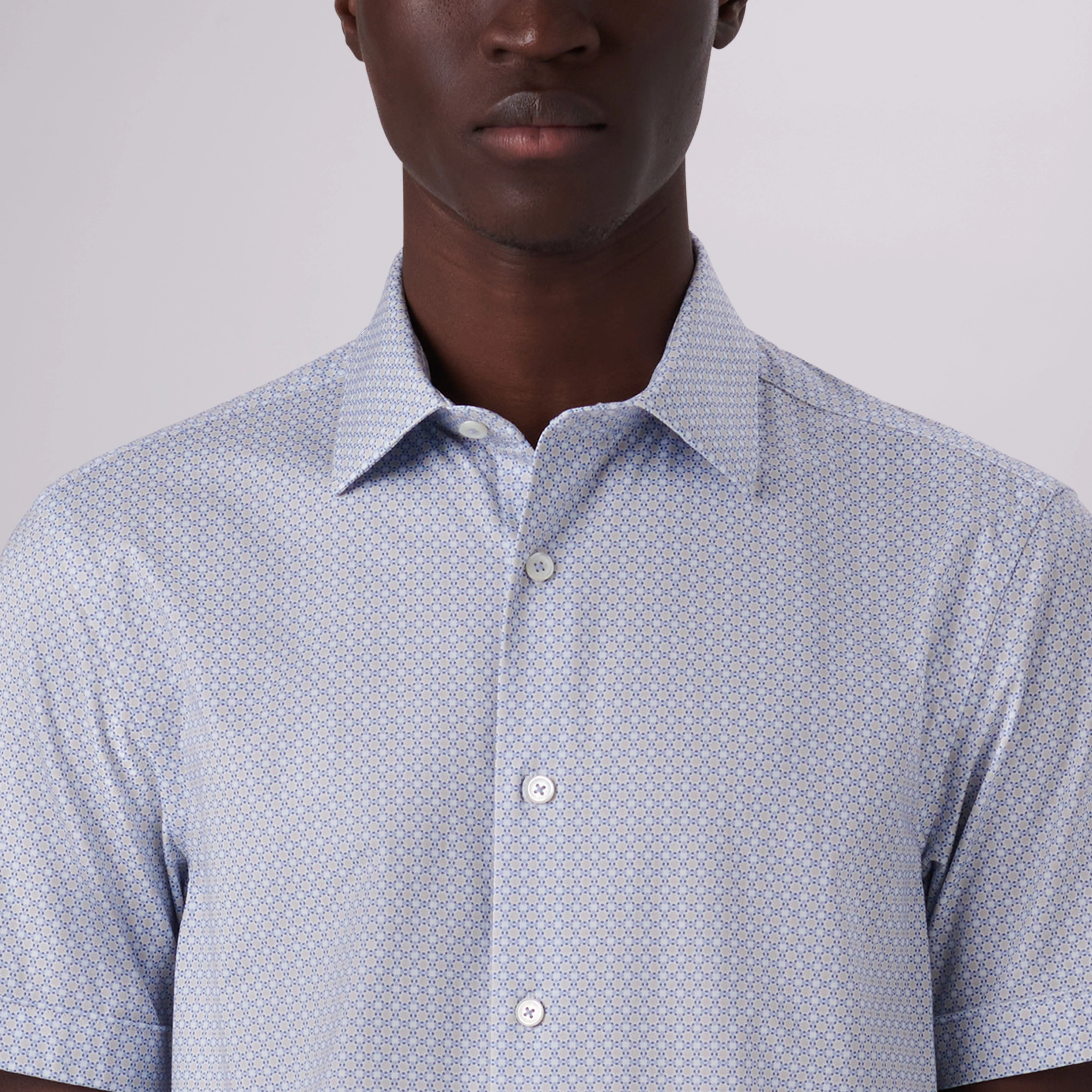 Miles Mandala Print OoohCotton Short Sleeve Shirt