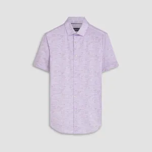 Miles Marled Print OoohCotton Short Sleeve Shirt