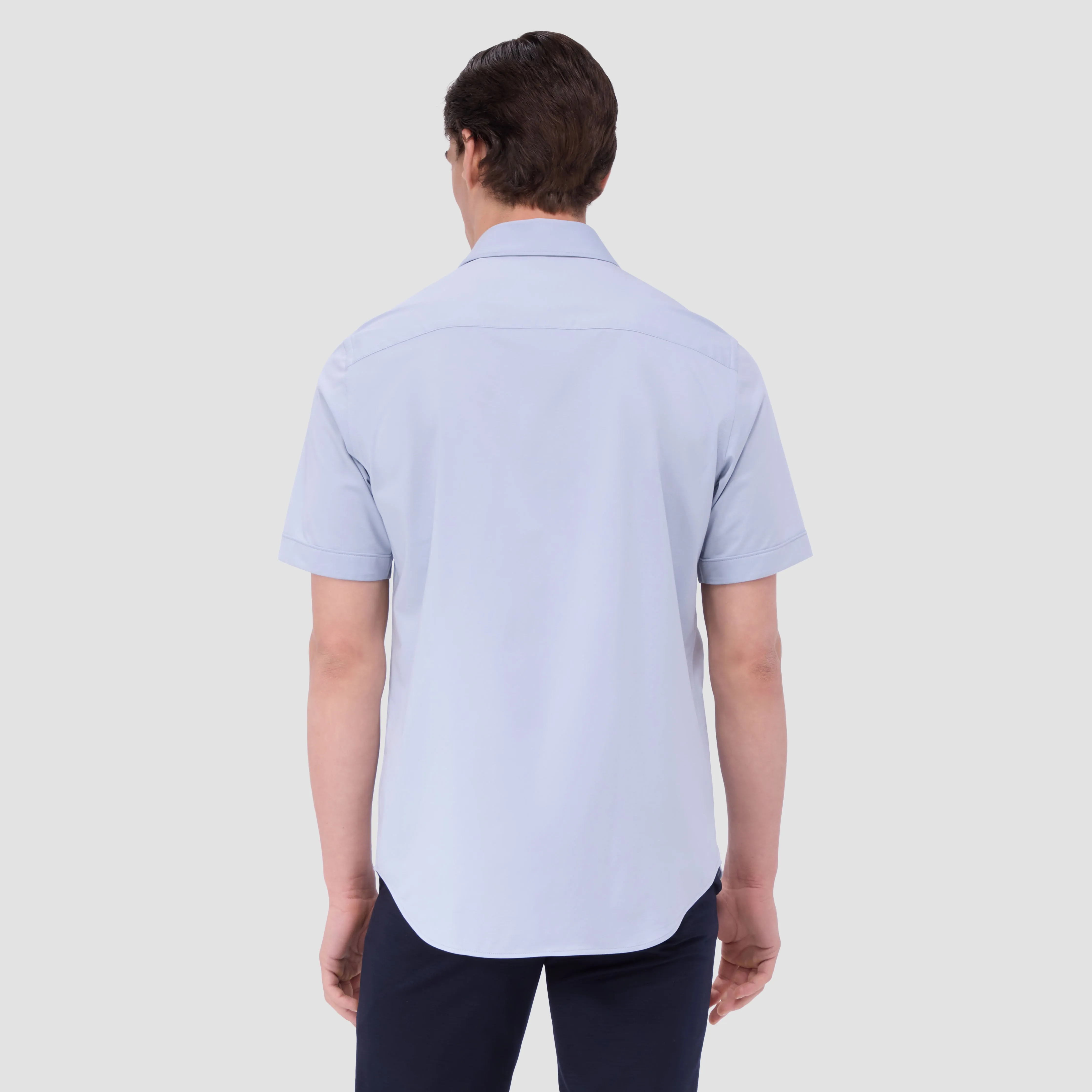 Miles Solid OoohCotton Short Sleeve Shirt