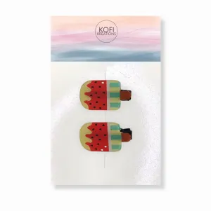 Mini Fruit Hair Clips