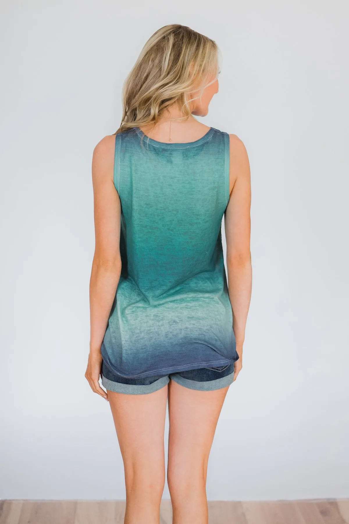 Mint Ombre Tank Top