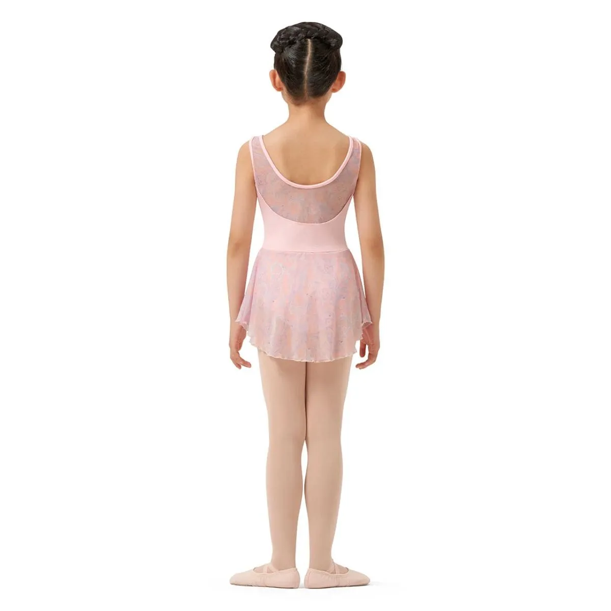 Mirella M1086C Paisley Skirted Leotard - Child