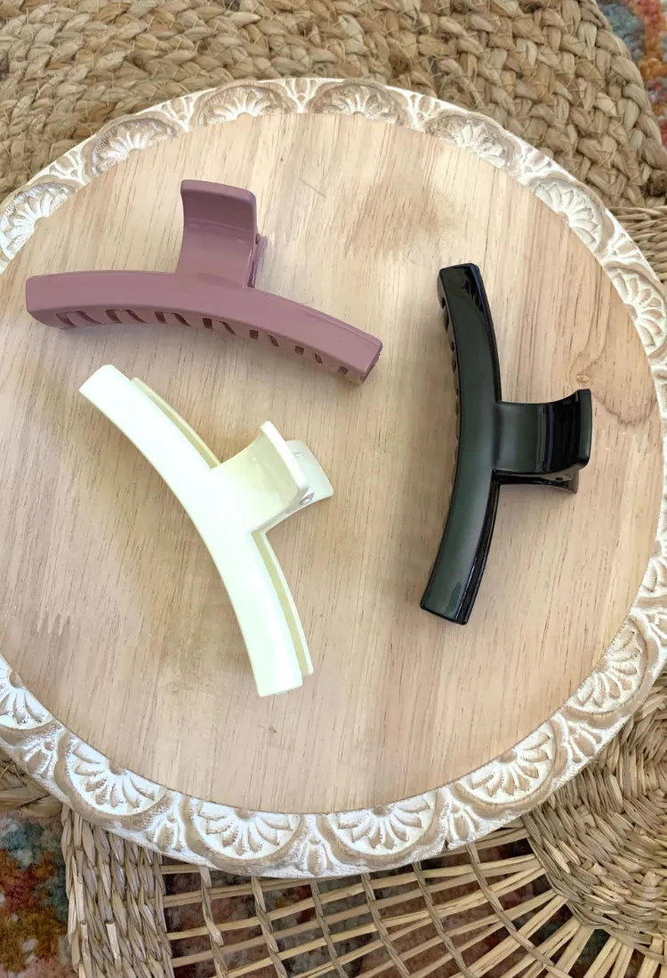 Missy Hair Claw Clips  3 Pack