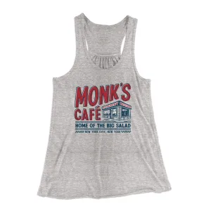 Monk's Cafe Women's Flowey Racerback Tank Top