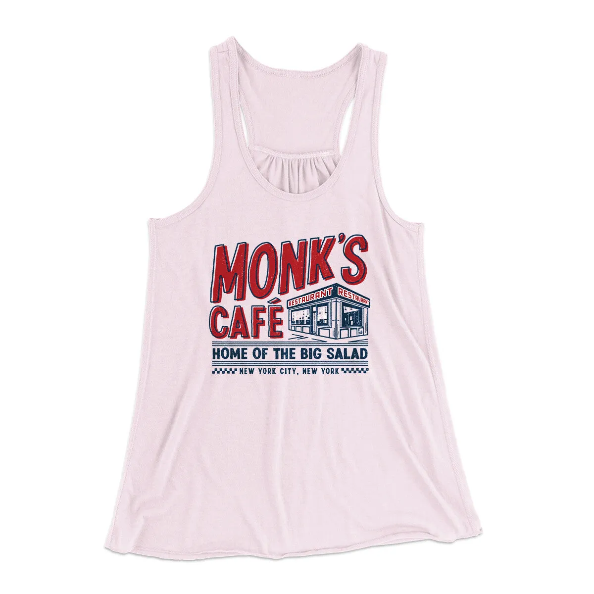 Monk's Cafe Women's Flowey Racerback Tank Top