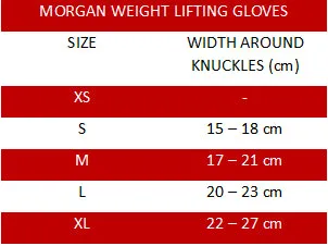 Morgan Endurance Weight Lifting & Cross Training Gloves