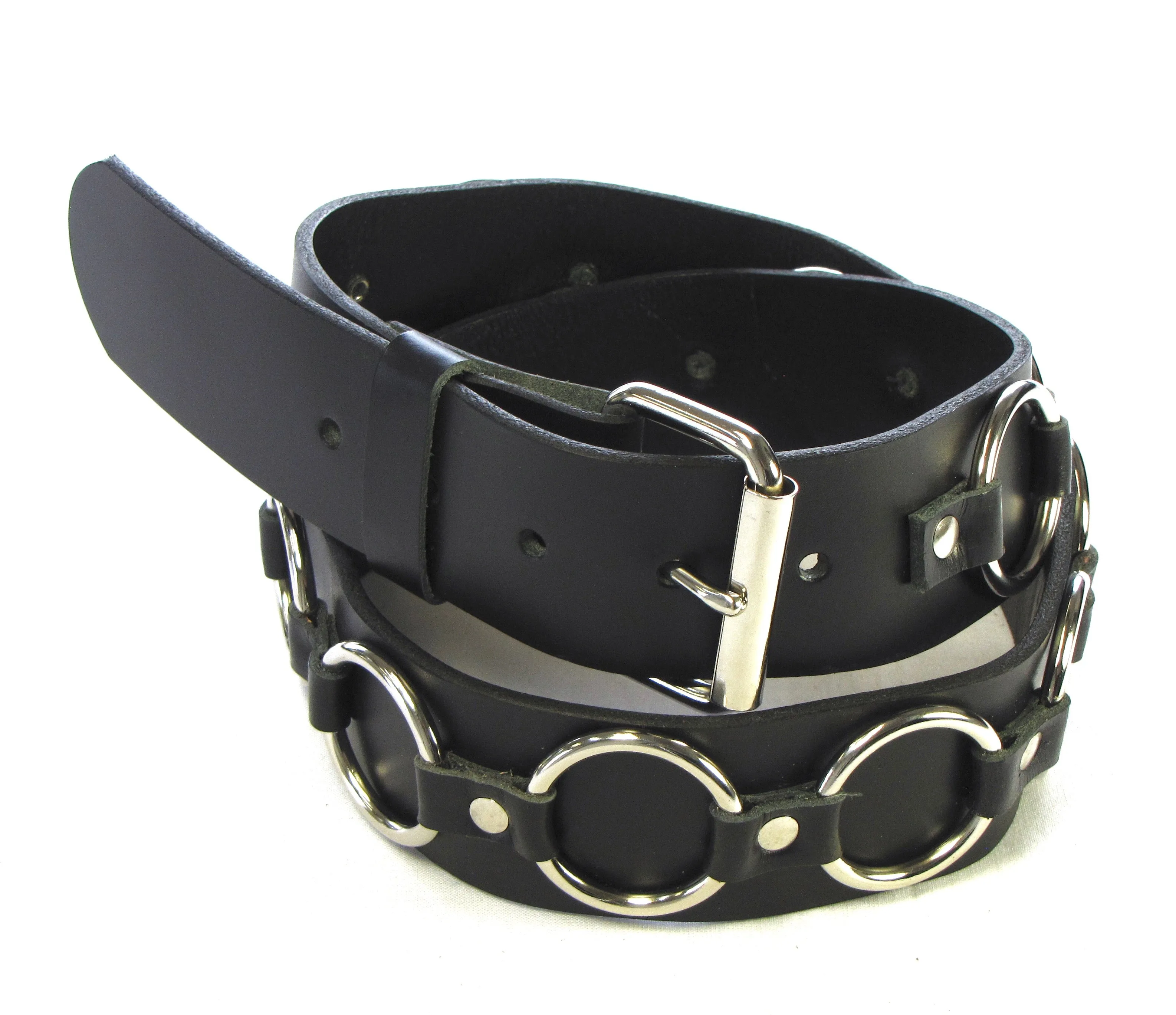 MRB-8  1 3/4" Bondage Belt w/ Ring Strap