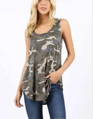 NATALIE CAMO TANK TOP