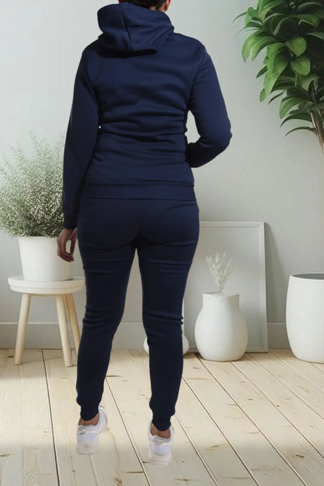 Navy Graphic Tracksuit Set