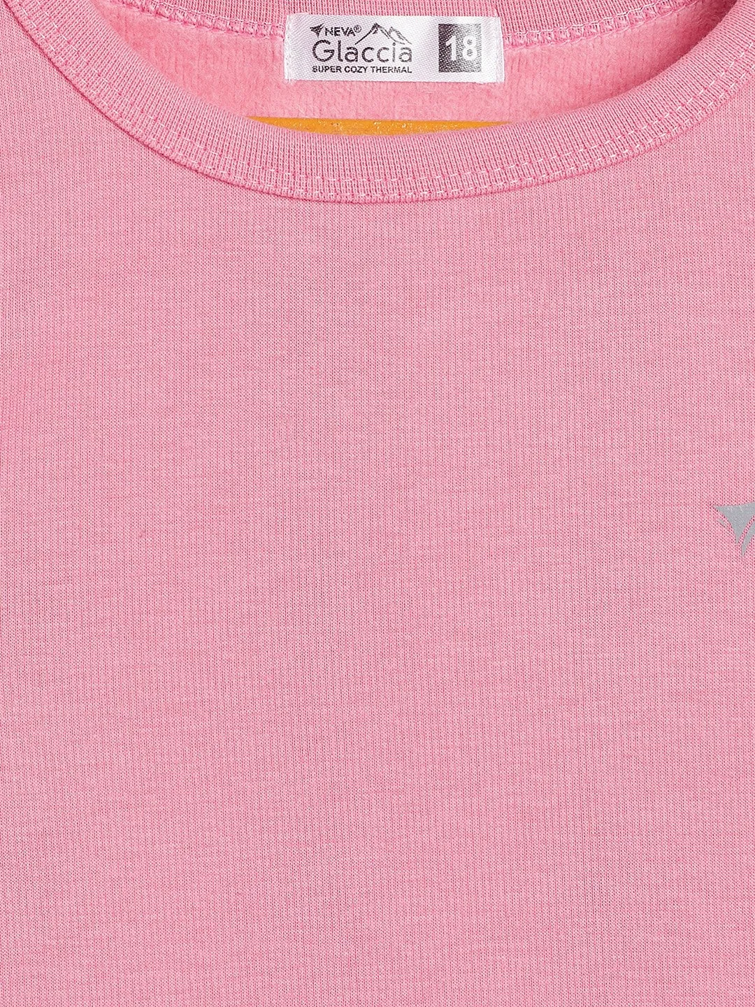 Neva Kids Round Neck Full Sleeves Upper- Coral (Glaccia)