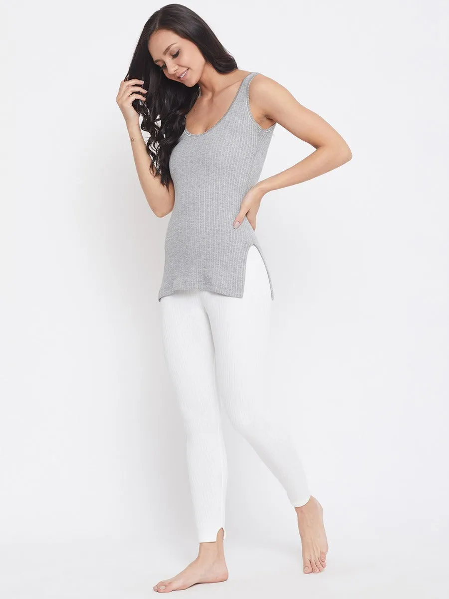 Neva Modal Deep Scoop Neck Sleeveless Warmer/Thermal Upper for Women
