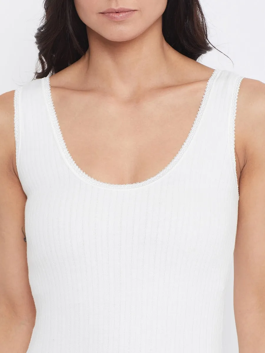 Neva Modal Deep Scoop Neck Sleeveless Warmer/Thermal Upper for Women