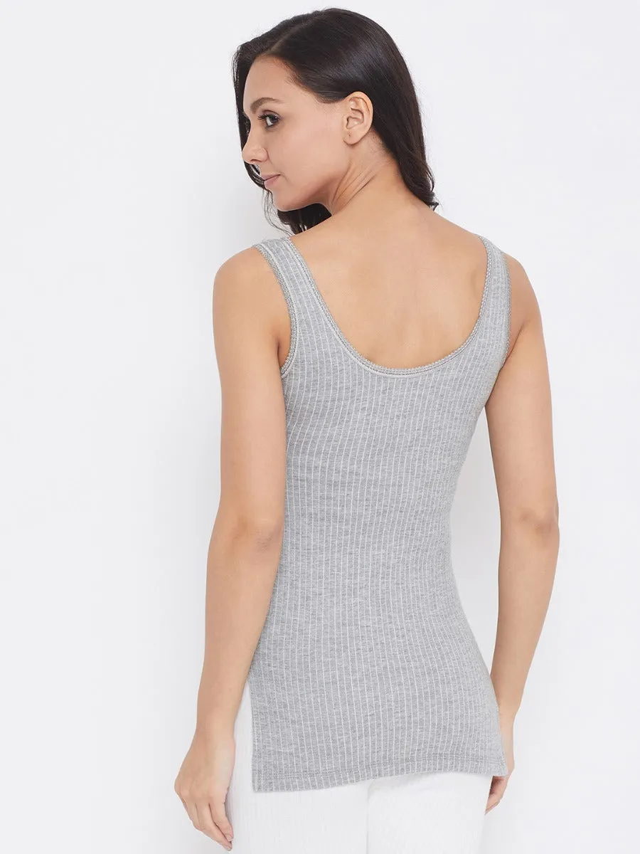 Neva Modal Deep Scoop Neck Sleeveless Warmer/Thermal Upper for Women