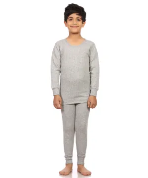 Neva Modal Scoop Neck Full Sleeves Upper and Lower Warmer/Thermal Upper for Kids Unisex (For Boys and Girls)